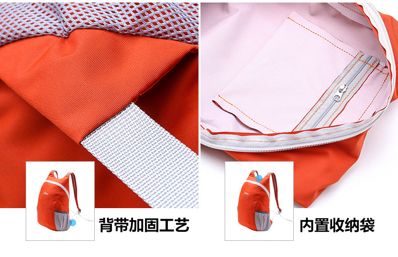 Lightweight waterproof Nylon Foldable Backpack