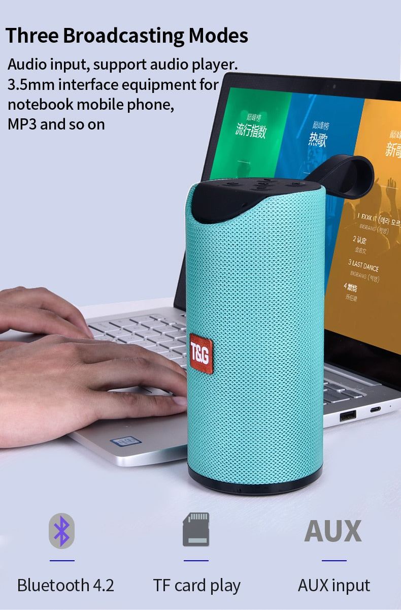 Wireless Stereo Bluetooth Bass Speaker
