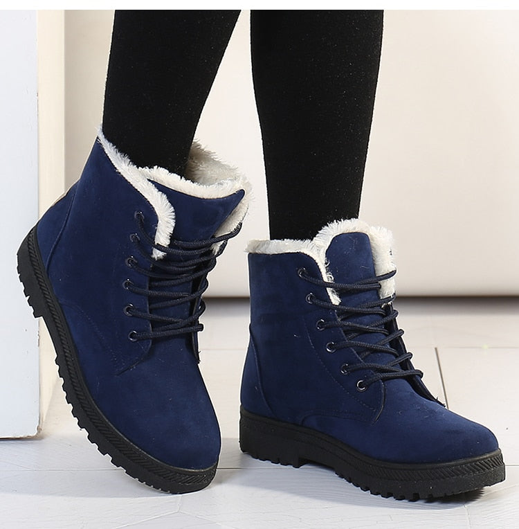 Warm Snow Boots with fur plush Insole for women