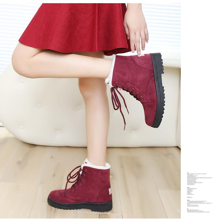 Warm Snow Boots with fur plush Insole for women