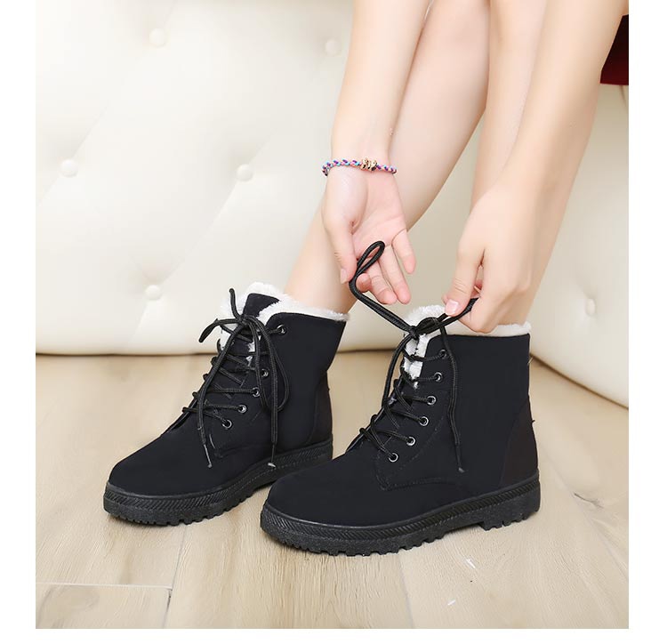 Warm Snow Boots with fur plush Insole for women