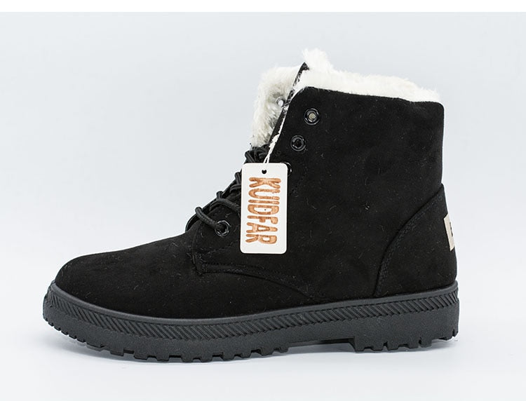 Warm Snow Boots with fur plush Insole for women