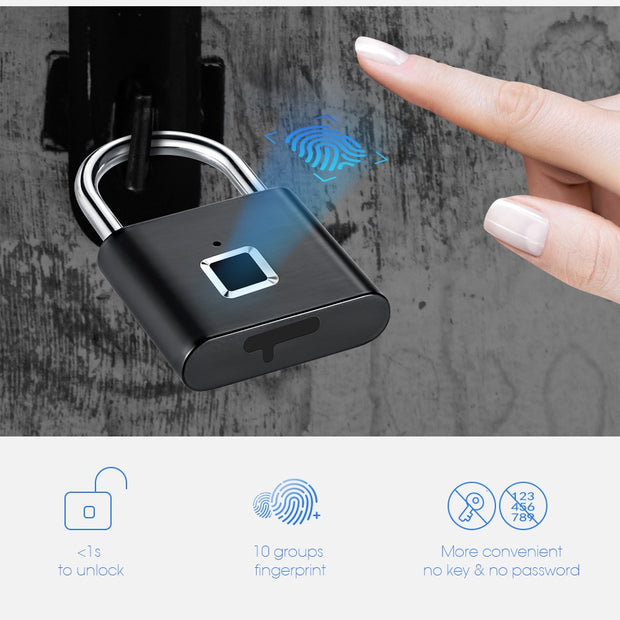 Golden Security Keyless USB Rechargeable Door Lock