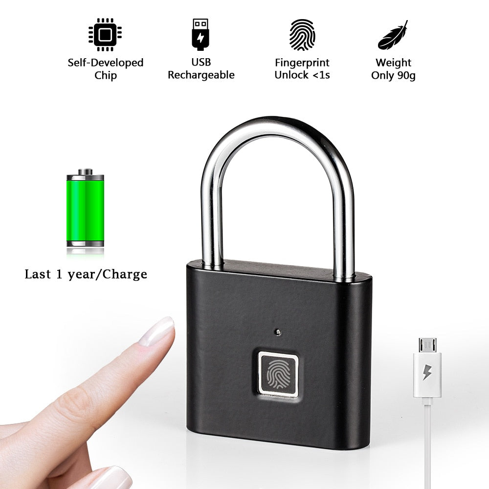 Golden Security Keyless USB Rechargeable Door Lock