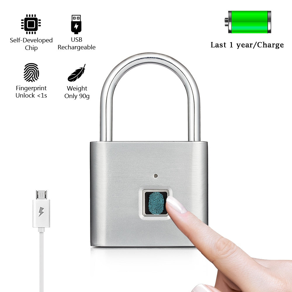 Golden Security Keyless USB Rechargeable Door Lock