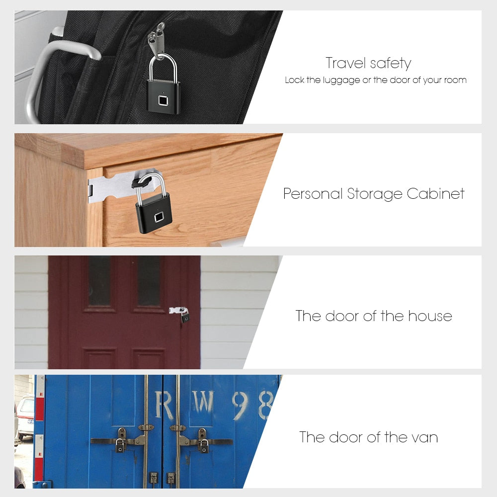 Golden Security Keyless USB Rechargeable Door Lock