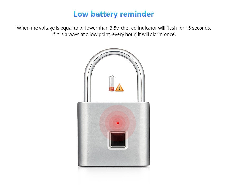 Golden Security Keyless USB Rechargeable Door Lock