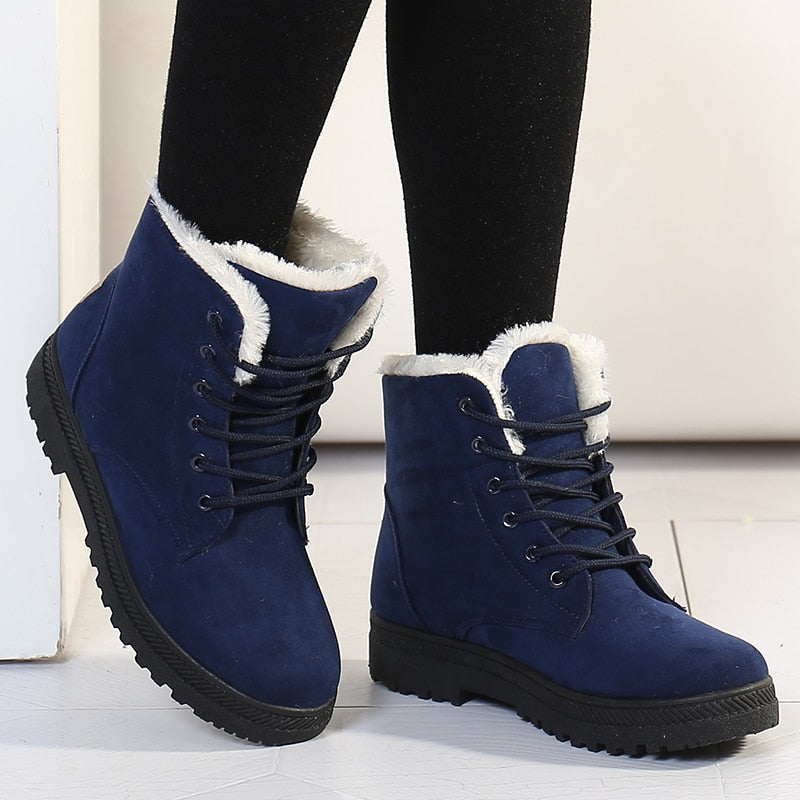 Warm Snow Boots with fur plush Insole for women