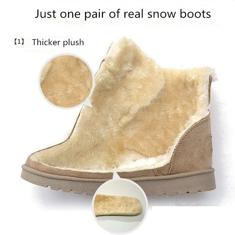 Warm Snow Boots with fur plush Insole for women