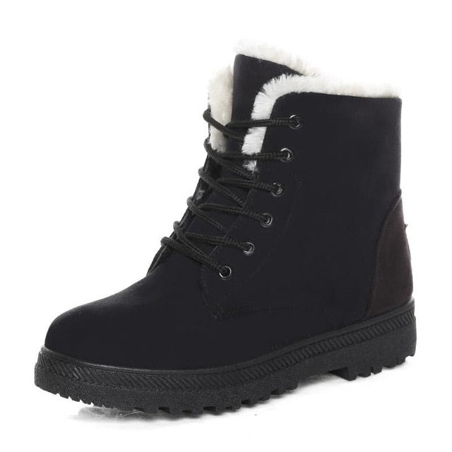Warm Snow Boots with fur plush Insole for women