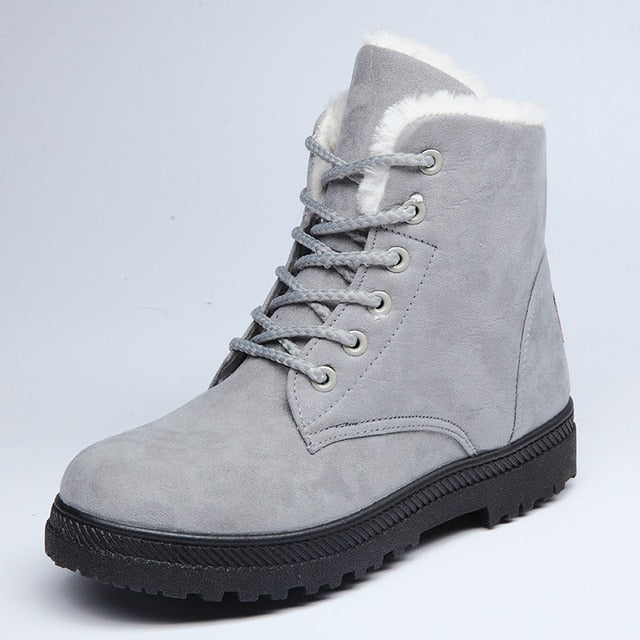 Warm Snow Boots with fur plush Insole for women