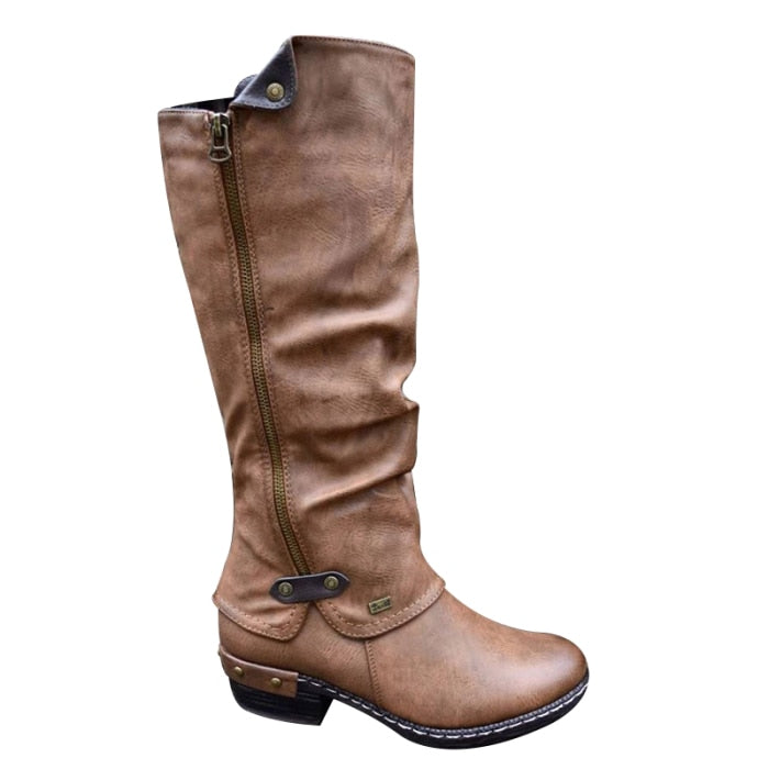 New Style Women Western Cowboy Knee Boots