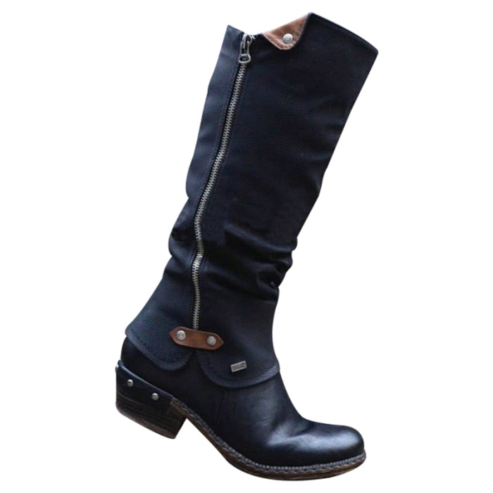 New Style Women Western Cowboy Knee Boots