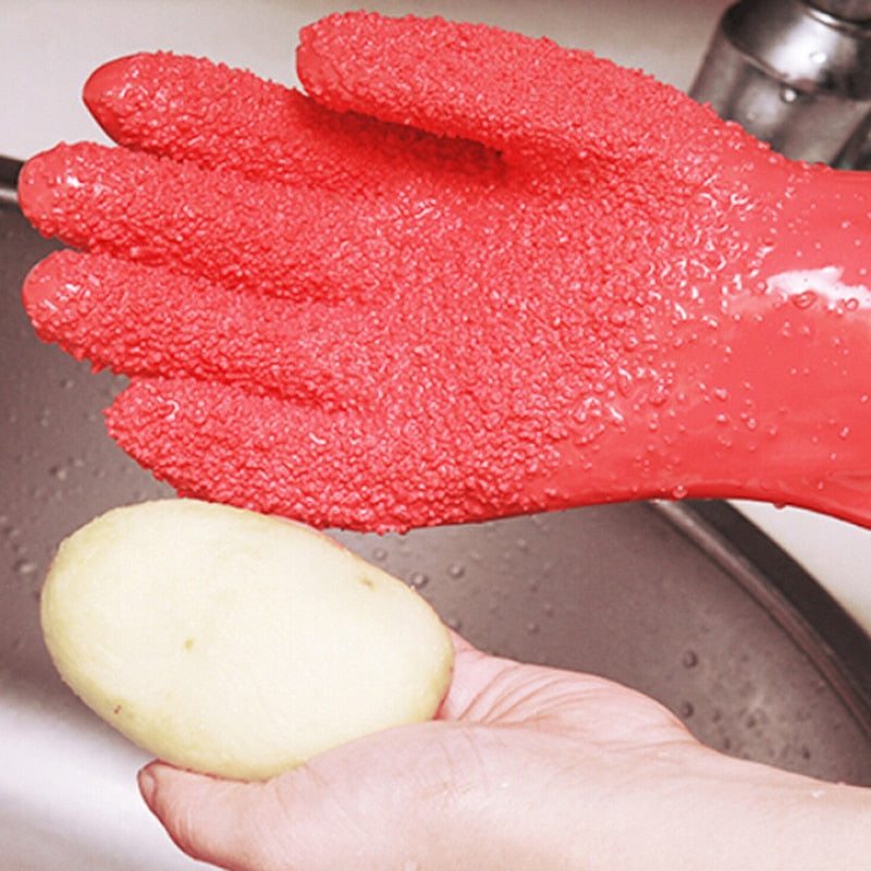 2pcs Pair Creative Peeled Potato Cleaning Gloves
