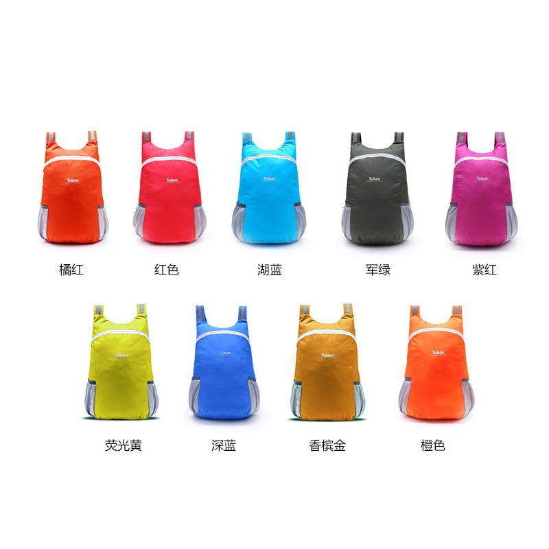 Lightweight waterproof Nylon Foldable Backpack