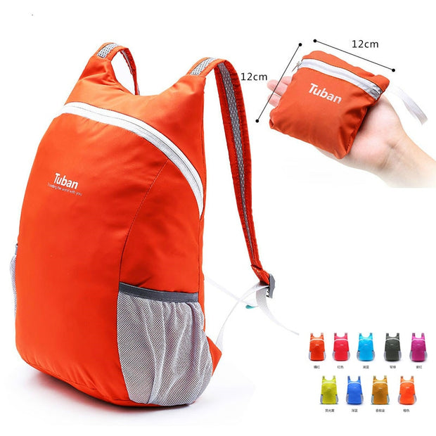 Lightweight waterproof Nylon Foldable Backpack